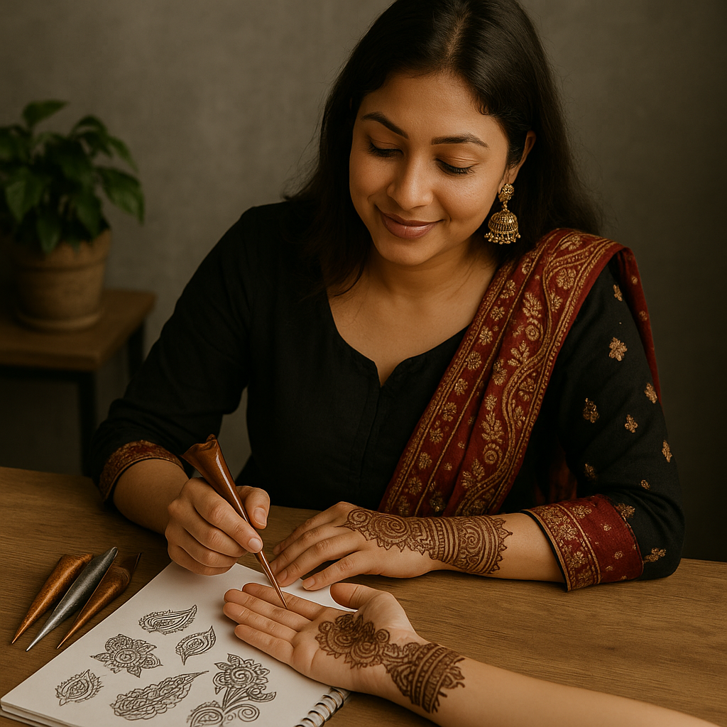 Intricate Bridal Mehndi Design