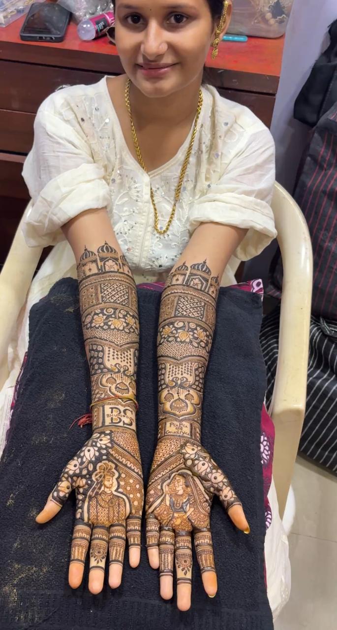 Bridal Mehndi Design by Shraddha's Henna Haven