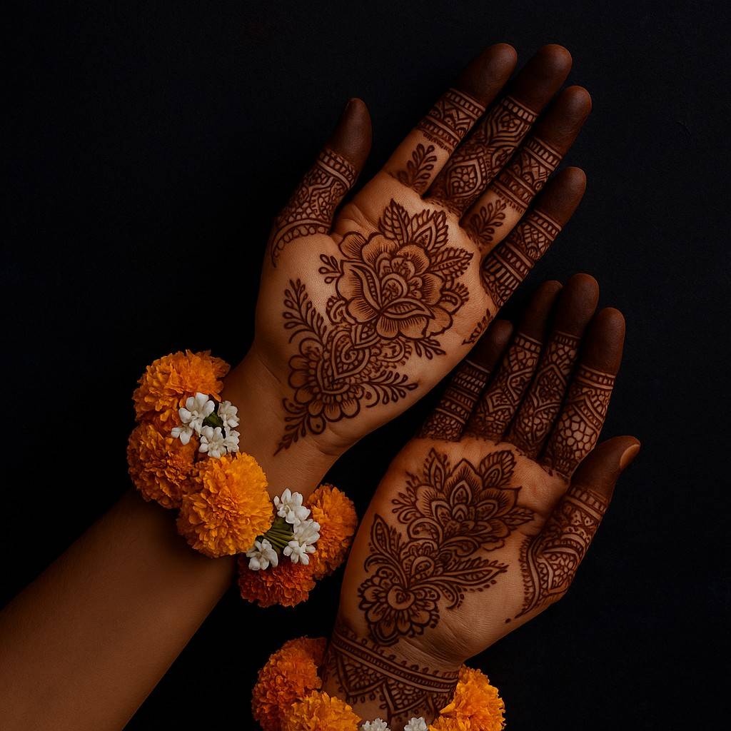 Festival Mehndi Design by Shraddha's Henna Haven