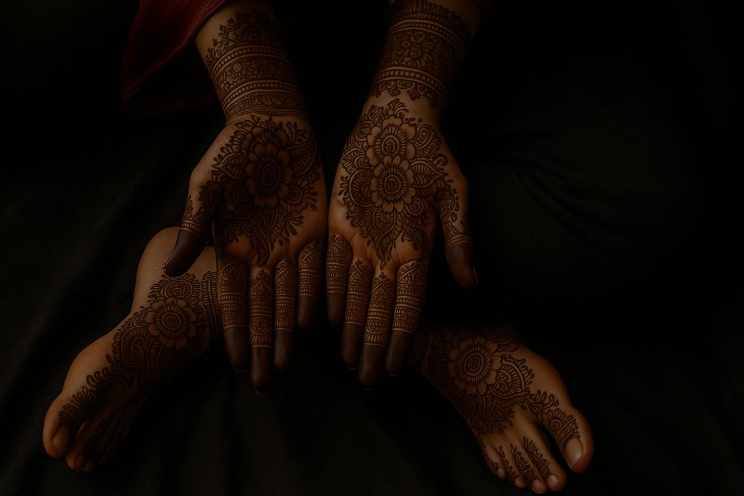 Festival Mehndi Design by Shraddha's Henna Haven